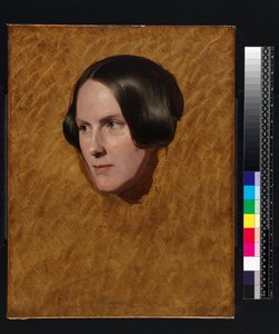 Mrs. Sandys, die Mutter des Künstlers, späte 1840er Jahre von Anthony Frederick Augustus Sandys