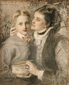 Mrs. Tom Chappell und Sohn von Anthony Frederick Augustus Sandys
