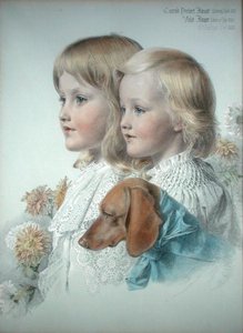 Porträt von Conrad und Violet Flower