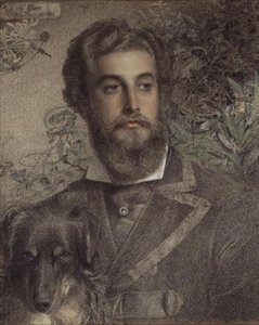 Porträt von Cyril Flower von Anthony Frederick Augustus Sandys