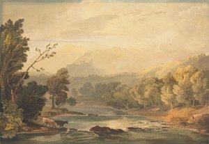 Eine Ansicht auf dem Brathay in der Nähe von Ambleside