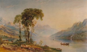 Ben Venue vom Loch Achray, 1840, 1935 von Anthony Vandyke Copley Fielding