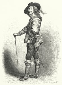 Karl I., König von England, Schottland und Irland (Stich) von Anthony van (after) Dyck