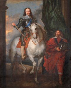 Karl I. zu Pferd mit M. De St. Antoine