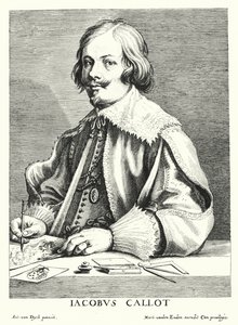 Jacques Callot, französischer Zeichner und Kupferstecher (Stich)