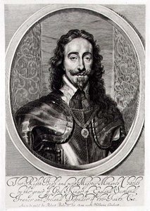 Porträt von Karl I. (1600-49), graviert von William Faithorne (1616-91) 1658 von Anthony van (after) Dyck