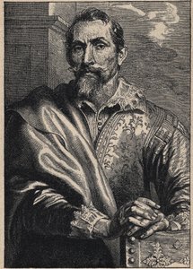 Porträt von Synders (Franciscus Snyders) (Frans Snyders oder Snijders) 1579-1657 von Anthony van Dyck