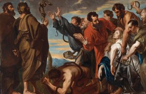 Der eherne Schlang von Anthony van (studio of) Dyck