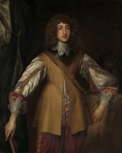 Porträt von Rupert (1619-1682), Pfalzgraf am Rhein, in Kampfkleidung von Anthony van Dyck (copy after)