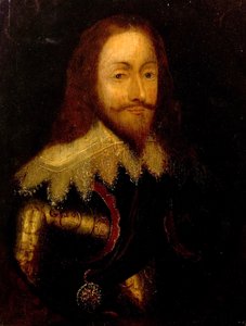 Karl I. in Rüstung mit dem Orden des Distels