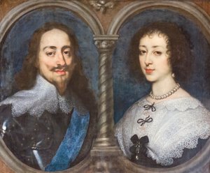 Karl I. von England und Henrietta von Frankreich