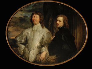 Doppelporträt Sir Endymion Porter und Anthonis van Dyck von Anthony van Dyck