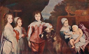 Die fünf ältesten Kinder von Charles I, 1637, 1903