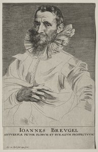 Porträt von Jan Brueghel von Anthony van Dyck