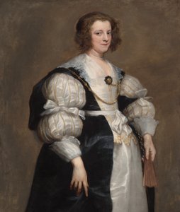 Dame mit einem Fächer, ca. 1628