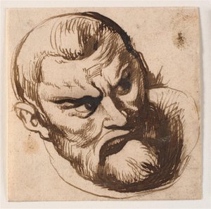 Mandehoved von Anthony van Dyck