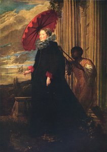 Marchesa Elena Grimaldi, Ehefrau von Marchese Nicola Cattaneo, um 1623 von Anthony van Dyck