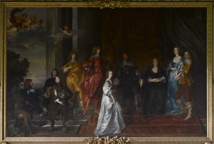 Philip Herbert (1584-1650), 4. Earl von Pembroke und seine Familie