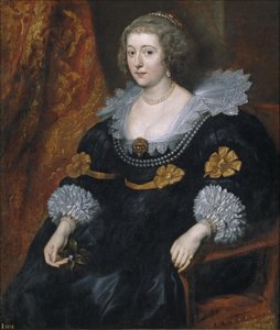 Porträt von Amalia van Solms-Braunfels, Prinzessin von Oranien von Anthony van Dyck