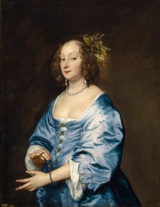 Porträt von Mary Ruthven, Lady van Dyck (um 1639)