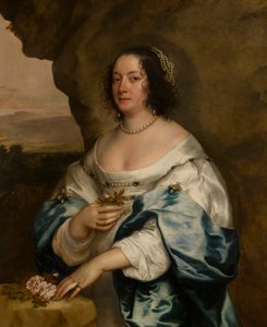 Porträt von Beatrix Hammond, Countess of Oxford, c.1620-41 von Anthony van Dyck