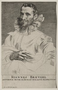 Porträt von Jan Brueghel von Anthony van Dyck