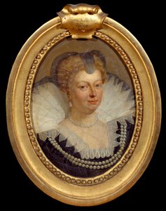 Porträt von Königin Maria von Medici (Maria de Medici) (1573-1642). Gemälde von Antoon Van Dyck (1599-1641) 17. Jahrhundert. Chantilly, Musée Condé von Anthony van Dyck