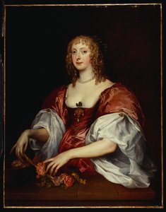 Porträt einer Dame, traditionell als Gräfin von Carnavon angesehen von Anthony van Dyck