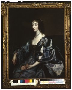 Königin Henrietta Maria von England, ca. 1636-38 von Anthony van Dyck