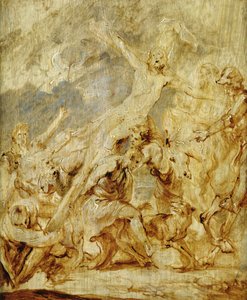 Skizze der Kreuzaufrichtung, 1630