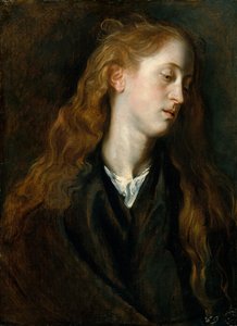 Studienkopf einer jungen Frau, ca. 1618-20