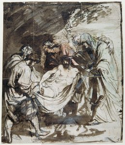 Studie für die Grablegung, ca. 1617-18