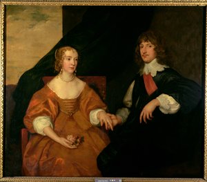 Der Earl und die Gräfin von Bedford von Anthony van Dyck