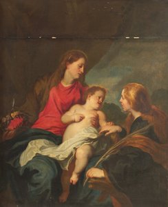 Die mystische Hochzeit der heiligen Katharina von Alexandria