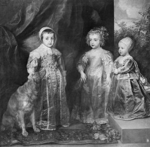 Die drei Söhne von Karl I., König von England, 1630er Jahre