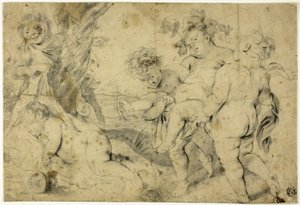 Junger Bacchus und Gefährten von Anthony van Dyck