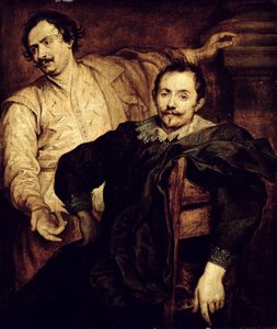 Doppelporträt der Brüder de Wael Lucas und Cornelis