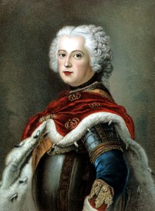 Friedrich II. der Große, König von Preußen von Antoine (after) Pesne