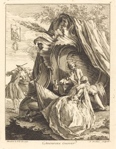 Der verliebte Krieger von Antoine Aveline after Jean Mondon