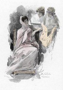 Odyssee von Homer: Penelope und ihre Dienerinnen (Illustration von Antoine Calbet)