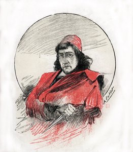 Porträt von Cesare Borgia von Antoine Calbet