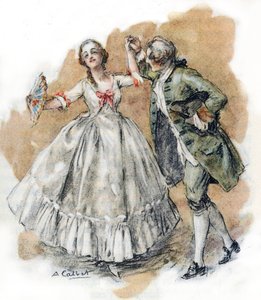 Werther tanzt mit Charlotte