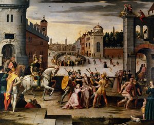 Verhaftung und Hinrichtung von Thomas More, Kanzler von Heinrich VIII. von England, um 1541-1599