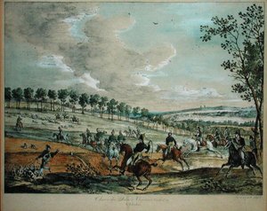 Hirschjagd in Verrières, 29. April 1819