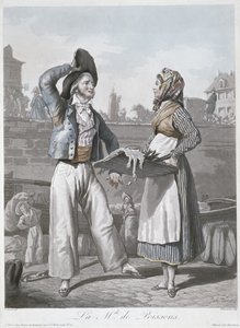 Der Fischverkäufer von Antoine Charles Horace Vernet