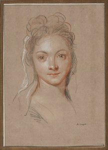 Junge Frau, frontal von Antoine Coypel