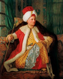 Porträt von Charles Gravier de Vergennes, Diplomat in türkischer Tracht