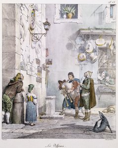 Die Pfeifer, von Antoine-Jean-Baptiste Thomas (1791-1833). 19. Jahrhundert.