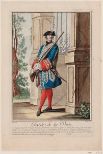 Garde de la porte, 1756 von Antoine Jean De Fehrt
