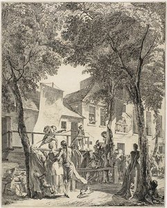 Die Parade auf dem Boulevard von Antoine Jean Duclos